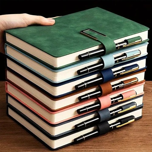 Vintage leather notebook - a5,