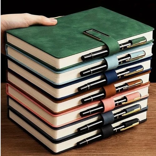 Leather notebook soft cover - leather,