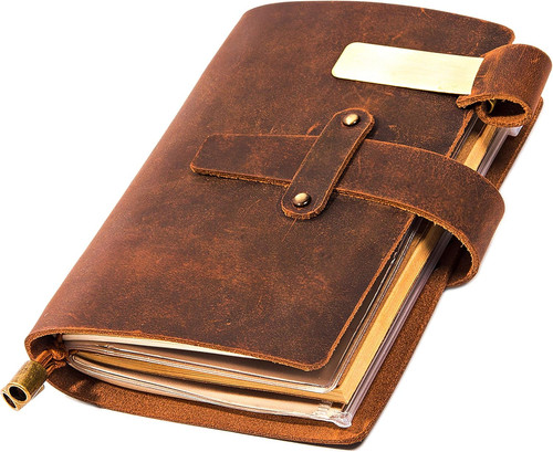 Leather writing journal - writing,