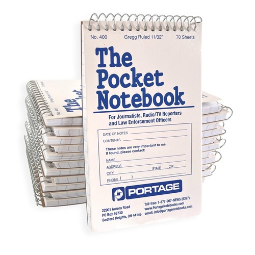 The pocket notebook spiral - –,