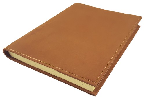 Refillable leather notebook - leather,